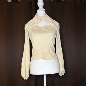 Maeve for Anthropologie Courtney Twofer Pullover (M)